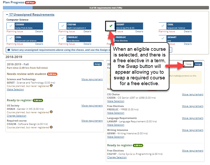 MyAcademicPlan_SwapRequiredForFreeElective.png